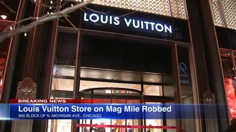 Video: Louis Vuitton store in Chicago robbed as display  